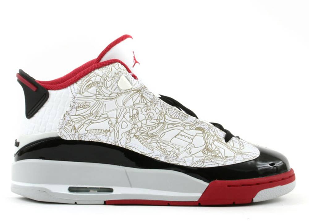 Nike Air Jordan Dub Zero 'White Varsity Red'1