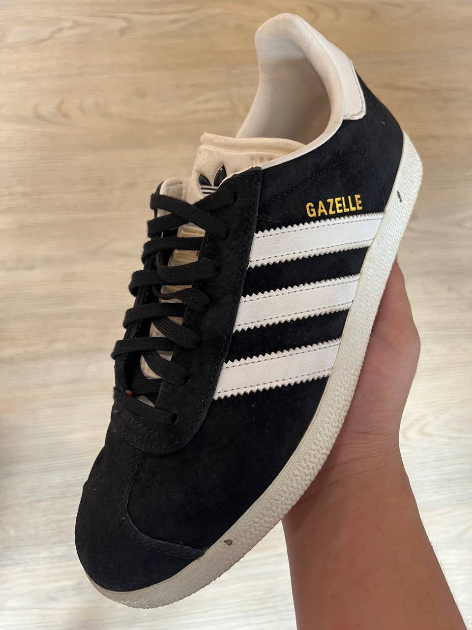 adidas gazelle silver green womens Adidas OG Gazelle Black Suede (2015)