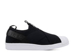 Adidas Womens Superstar Slip On 'Black White'