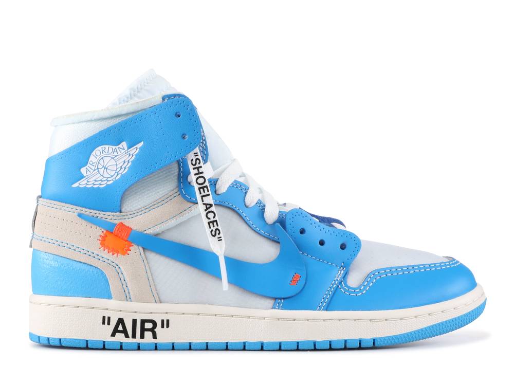 Off White x Nike Air Jordan Retro High 'UNC' - Main Image