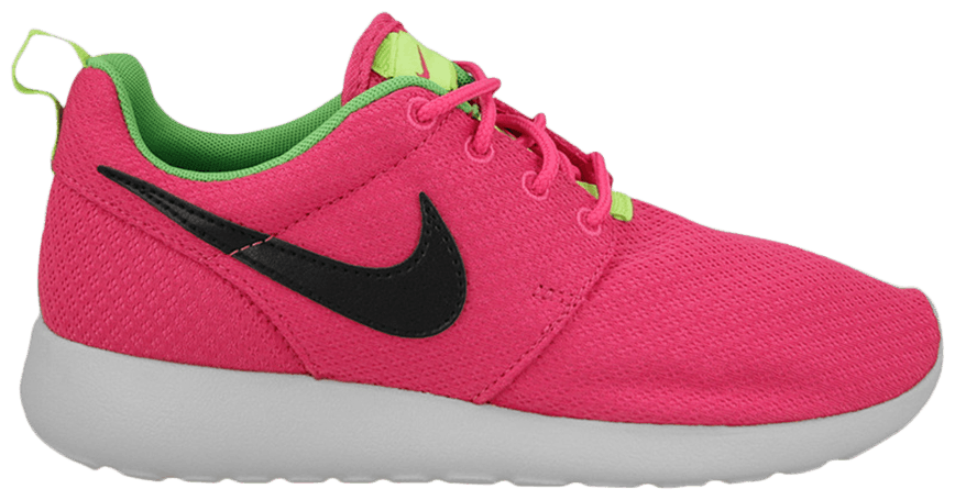 experimenteel schouder van mening zijn Nike Roshe One 'Hot Pink Black Light Green Spark' GS