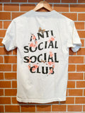 Anti Social Social Club ASSC Logo Kkoch Shirt White Flower