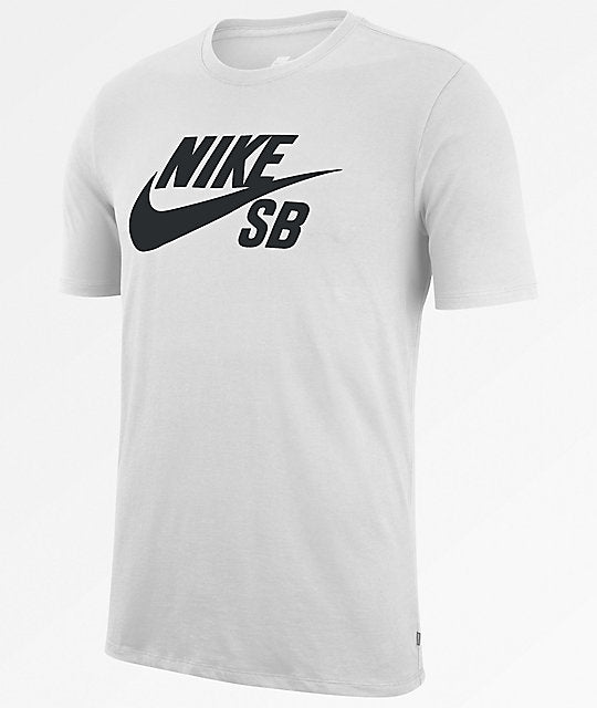 SB Dri-Fit SB Logo White T-Shirt