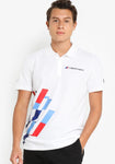 Puma X BMW Motorsport Graphic White Polo Shirt