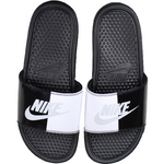 Nike Benassi JDI Slide Black Pure Platinum White