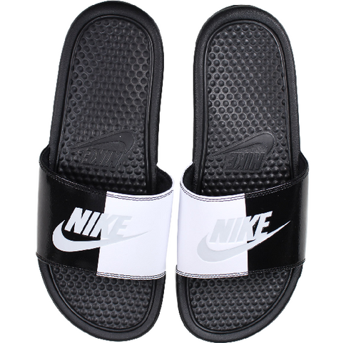 Nike Benassi JDI Slide Black Pure Platinum White