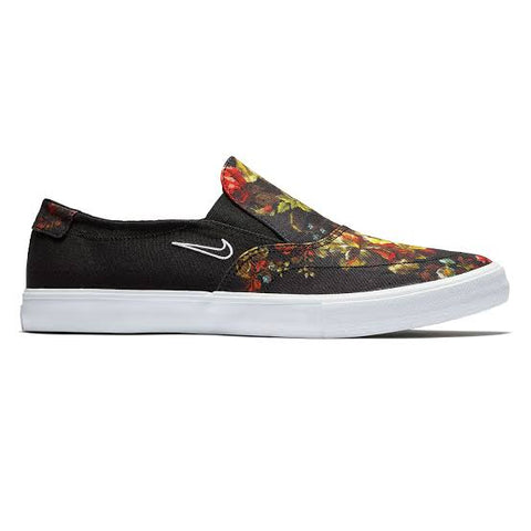 Nike SB Portmore 2 Slip On Canvas Black White